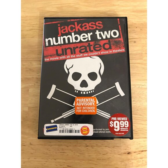 Jackass Number Two Unrated 2006 DVD Comedy Johnny Knoxville MTV Films Pre-Owned - Picture 1 of 4